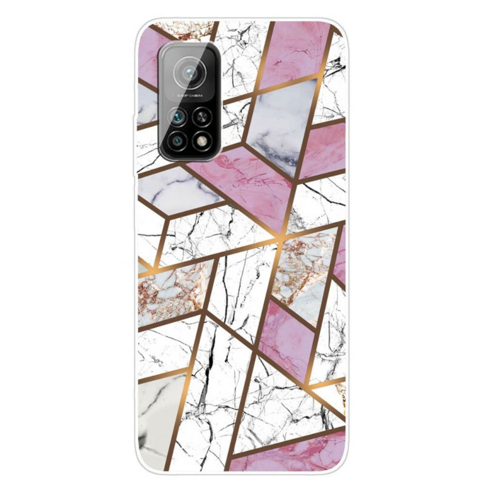 Kryty Na Mobil Na Xiaomi Mi 10T / 10T Pro Geometrický Mramor