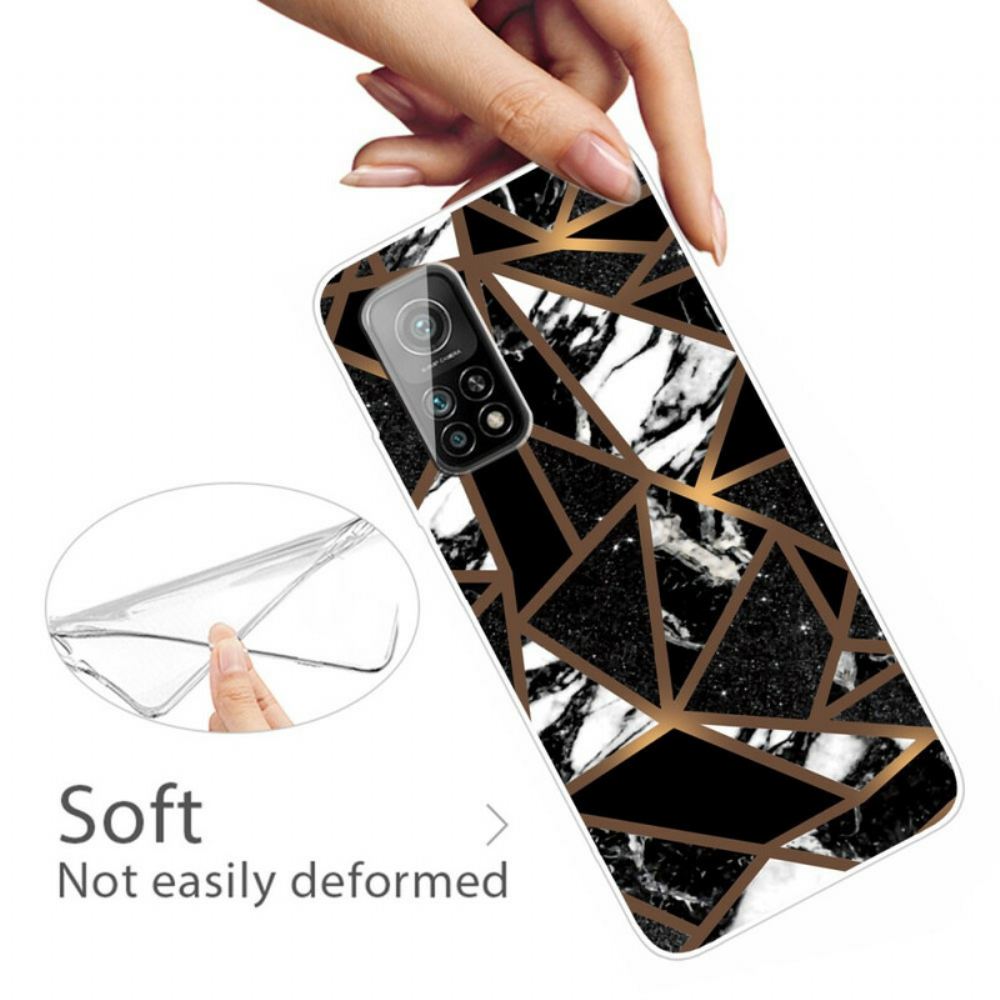 Kryty Na Mobil Na Xiaomi Mi 10T / 10T Pro Geometrický Mramor