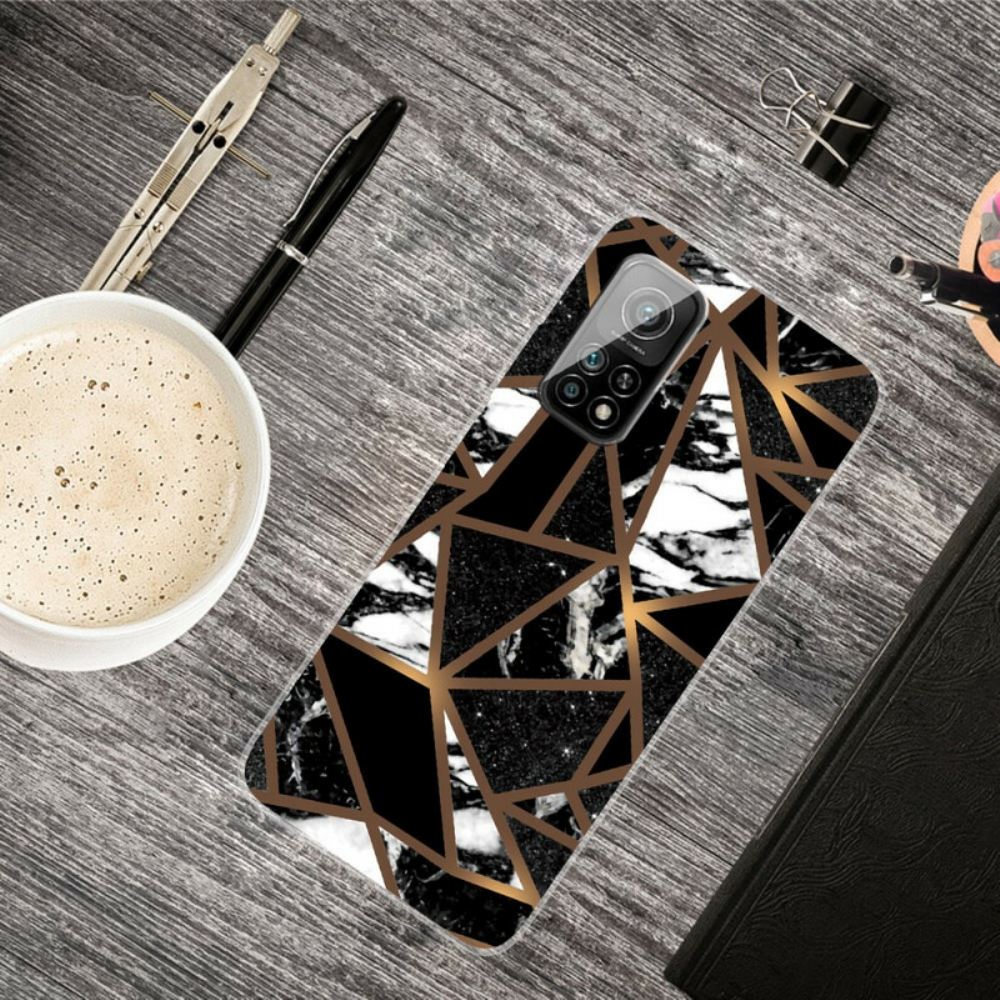 Kryty Na Mobil Na Xiaomi Mi 10T / 10T Pro Geometrický Mramor