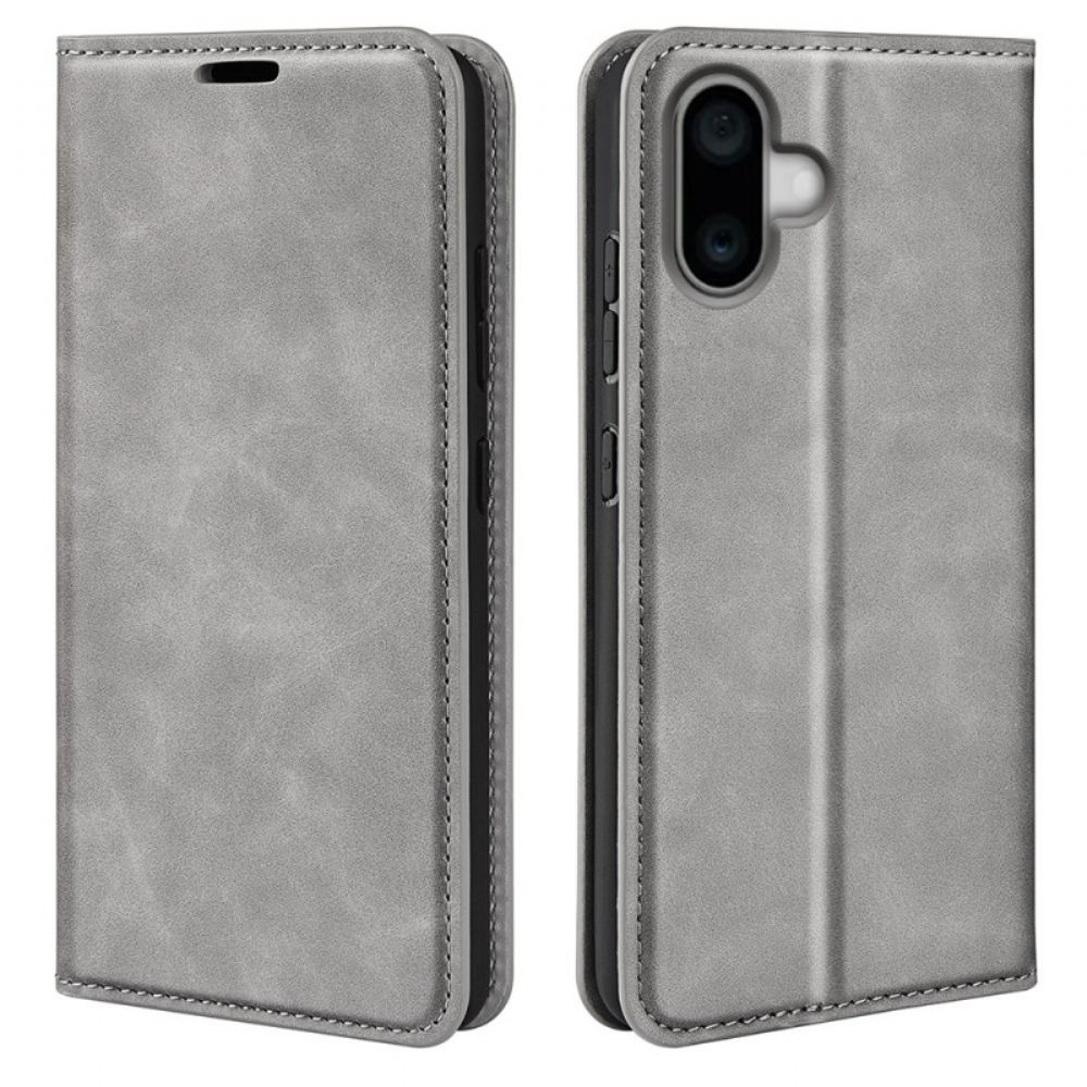 Kožené Pouzdro iPhone 16 Plus Kryty Na Mobil Klasika