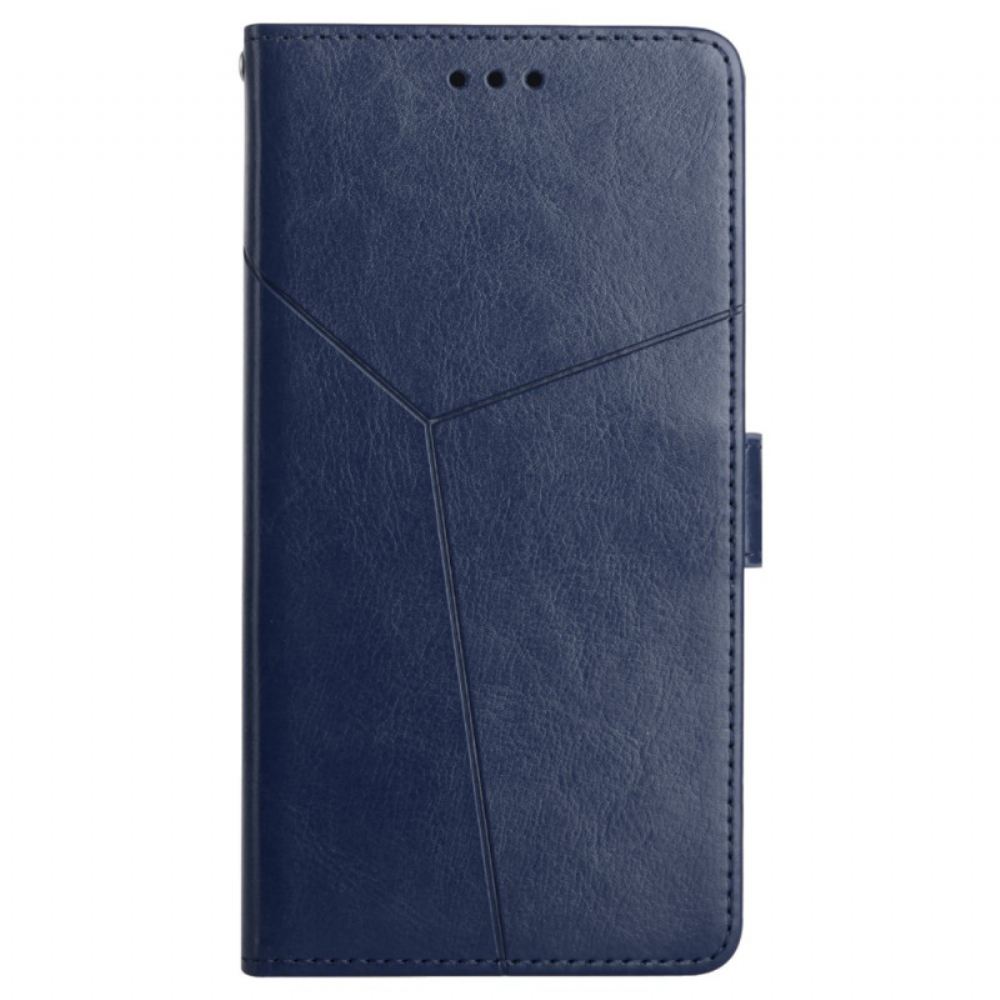 Kožený Kryt iPhone 16 Plus Design Popruhu Y