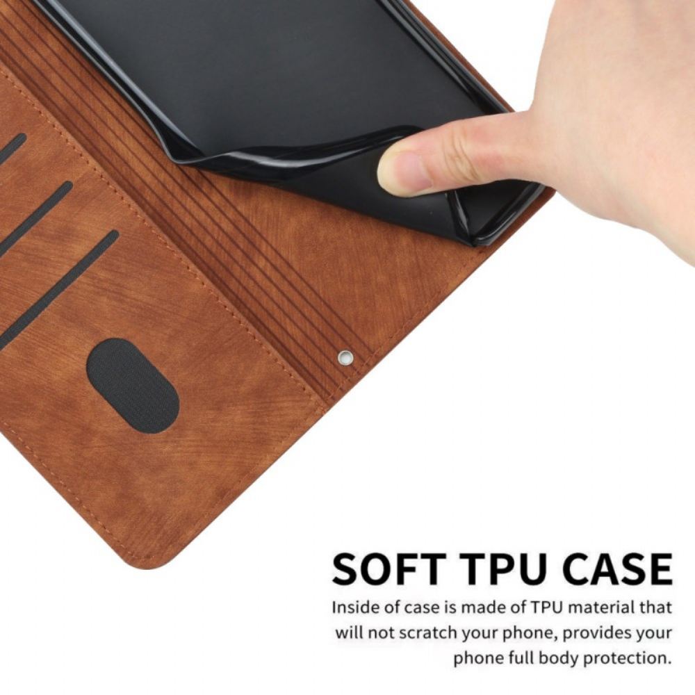 Kožený Kryt iPhone 16 Plus Linky S Popruhem