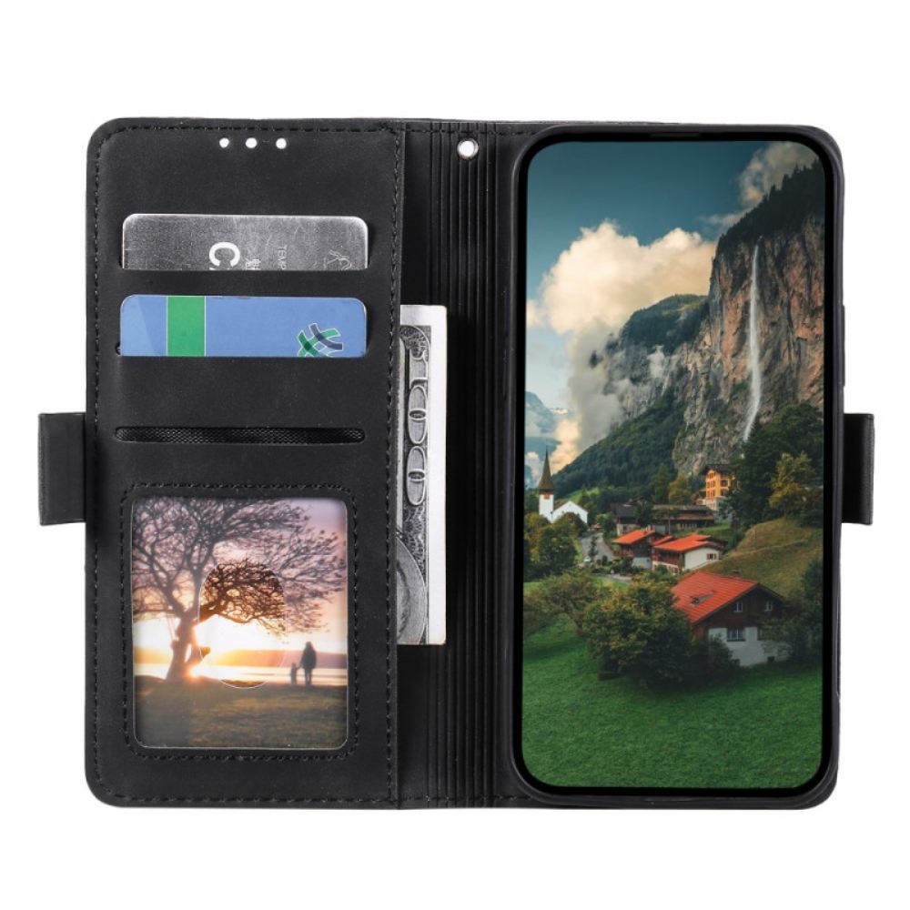 Kožený Kryt iPhone 16 Plus Ochrana Ve Stylu Vintage