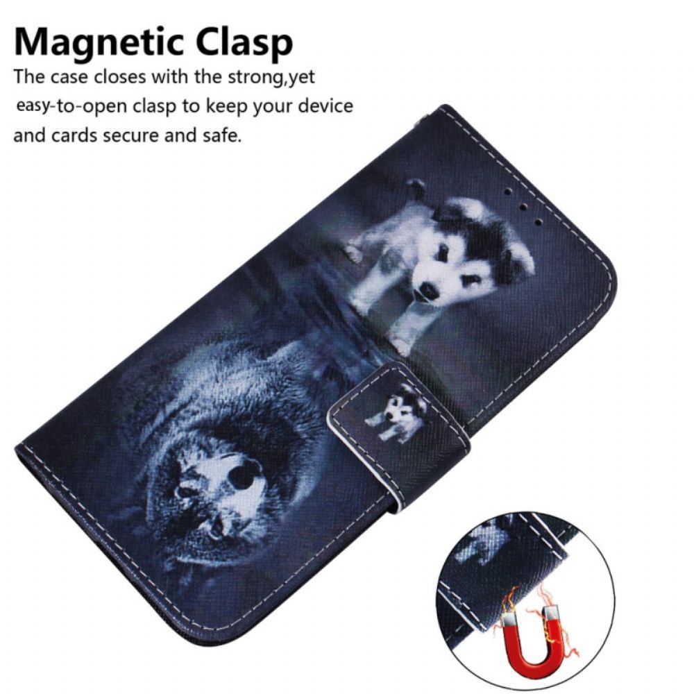 Kožený Kryt iPhone 16 Plus Sen Štěněte
