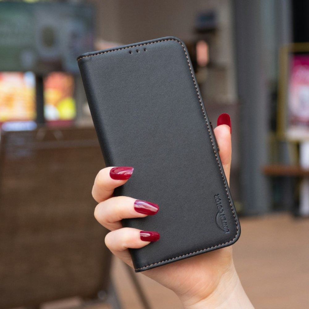 Kožený Kryt iPhone 16 Plus Styl Kůže Binfen Color
