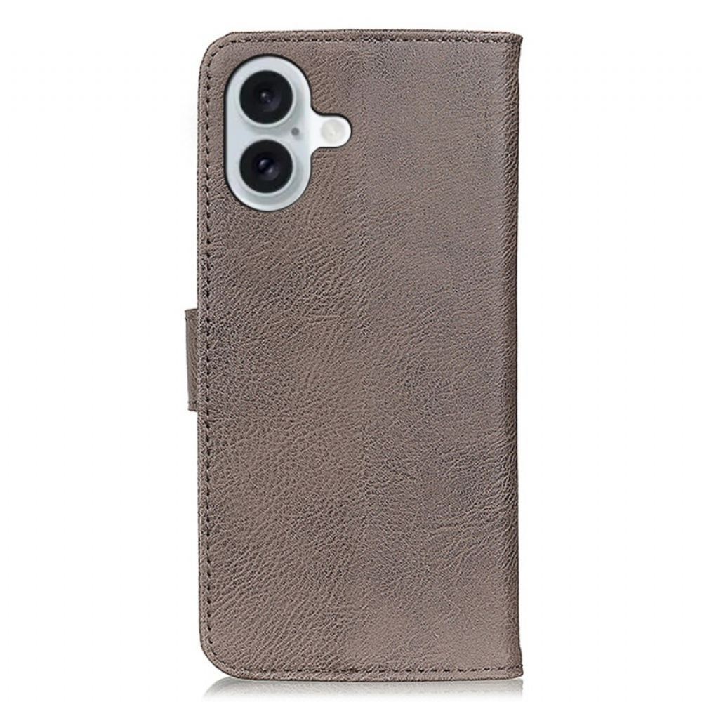 Kožený Kryt iPhone 16 Plus Vintage Khazneh