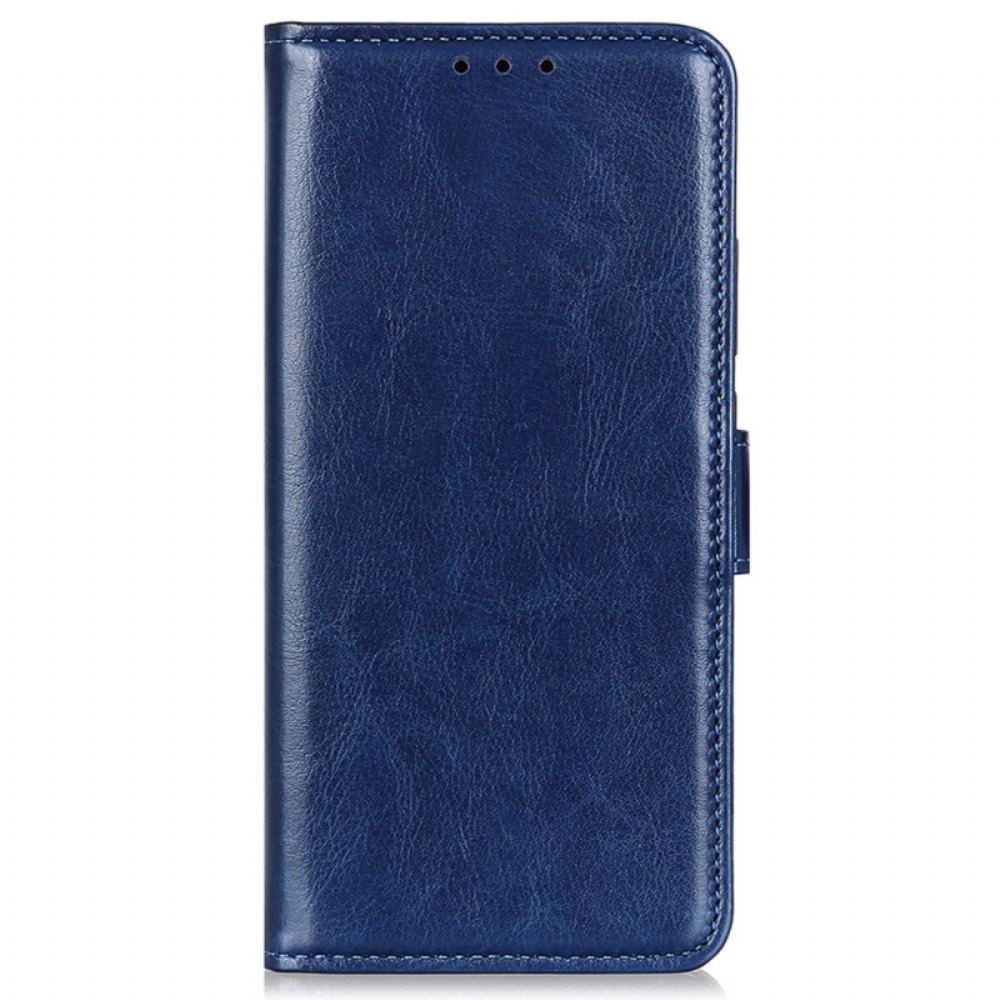 Kožený Kryt Na iPhone 16 Plus Umělá Lakovaná Kůže
