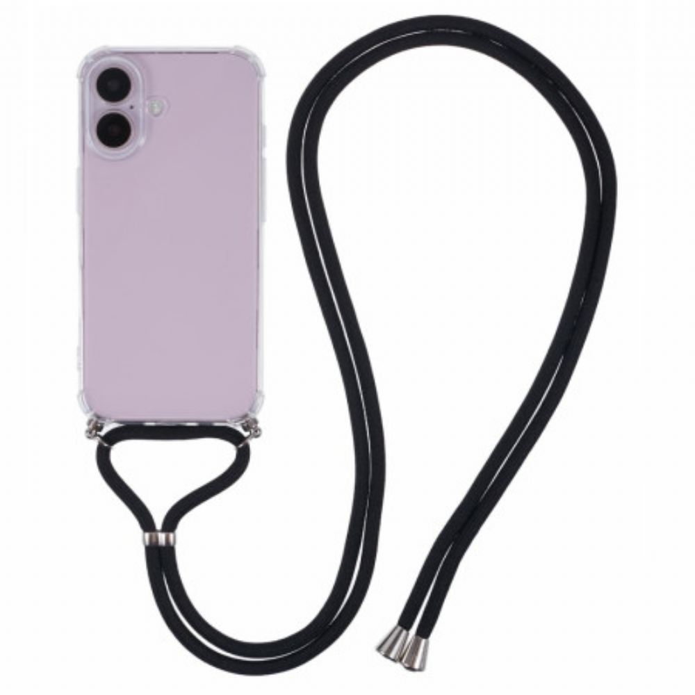 Kryt iPhone 16 Plus Kryty Na Mobil Průhledná Šňůra