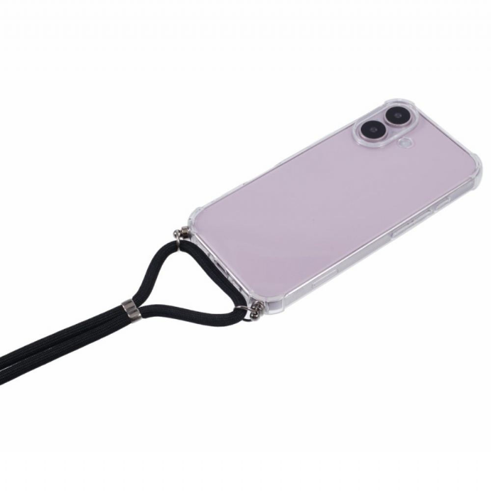 Kryt iPhone 16 Plus Kryty Na Mobil Průhledná Šňůra