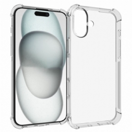Kryt iPhone 16 Plus Kryty Na Mobil Průhledné Zesílené Rohy