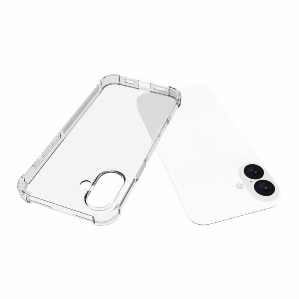 Kryt iPhone 16 Plus Kryty Na Mobil Průhledné Zesílené Rohy