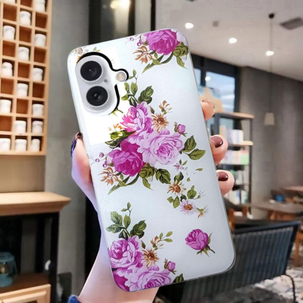 Kryt iPhone 16 Plus Kryty Na Mobil Růžové Květy