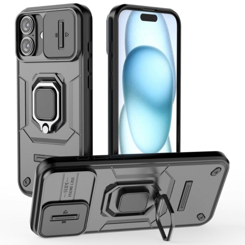 Kryt iPhone 16 Plus Ochrana Proti Kroužkovému Posuvnému Objektivu