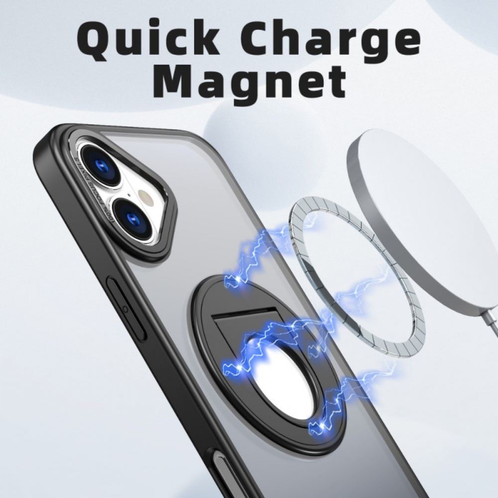 Kryt iPhone 16 Plus Otočný Stojan Kompatibilní S Magsafe