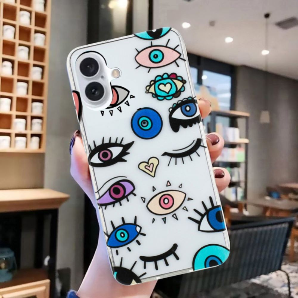 Kryt iPhone 16 Plus Oči