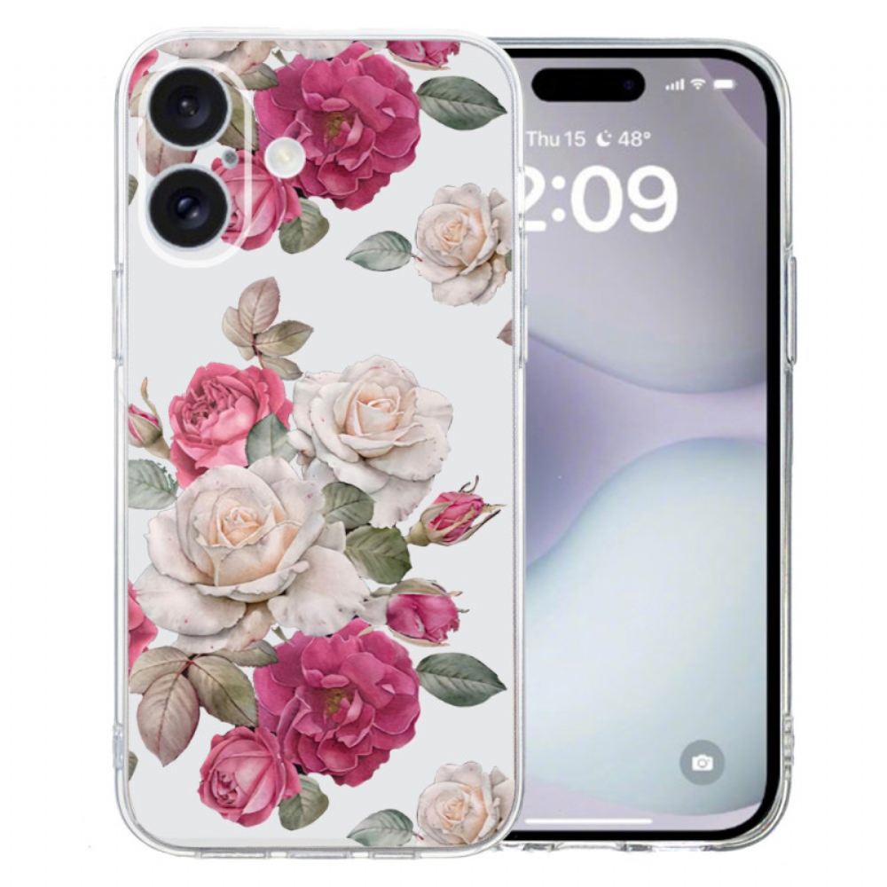 Kryt iPhone 16 Plus Pěkné Pivoňky