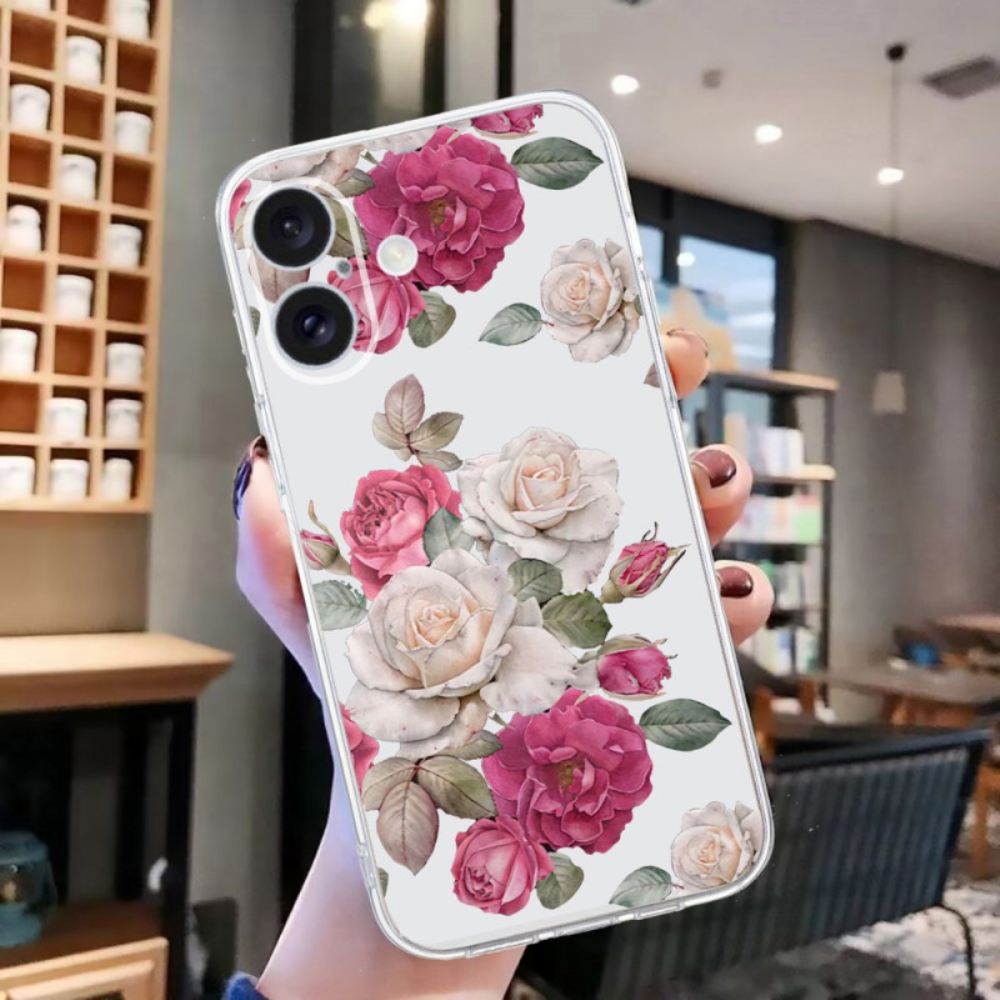 Kryt iPhone 16 Plus Pěkné Pivoňky