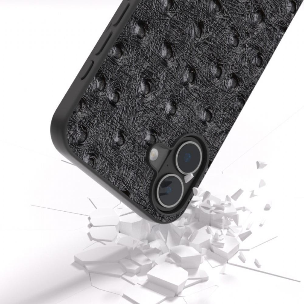 Kryt iPhone 16 Plus Textura Pštrosa Abeel