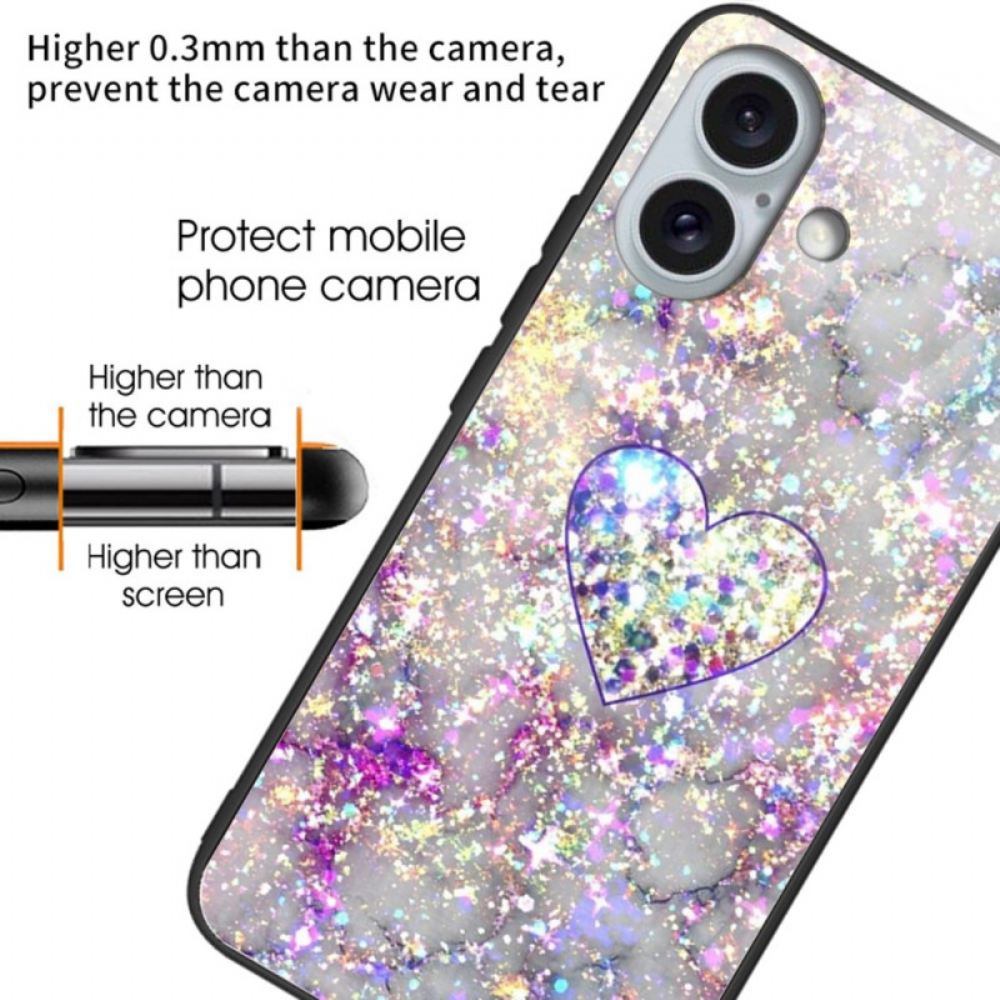 Kryt iPhone 16 Plus Tvrzené Sklo Různé Grafiky