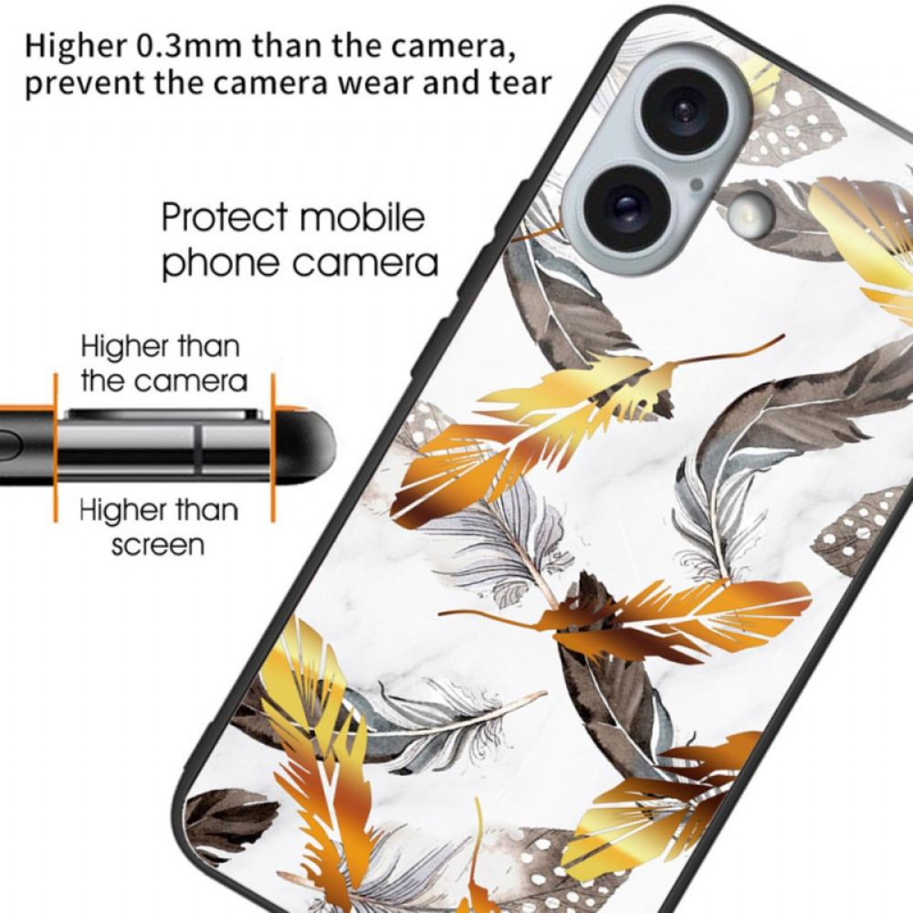 Kryt iPhone 16 Plus Tvrzené Sklo Různé Vzory