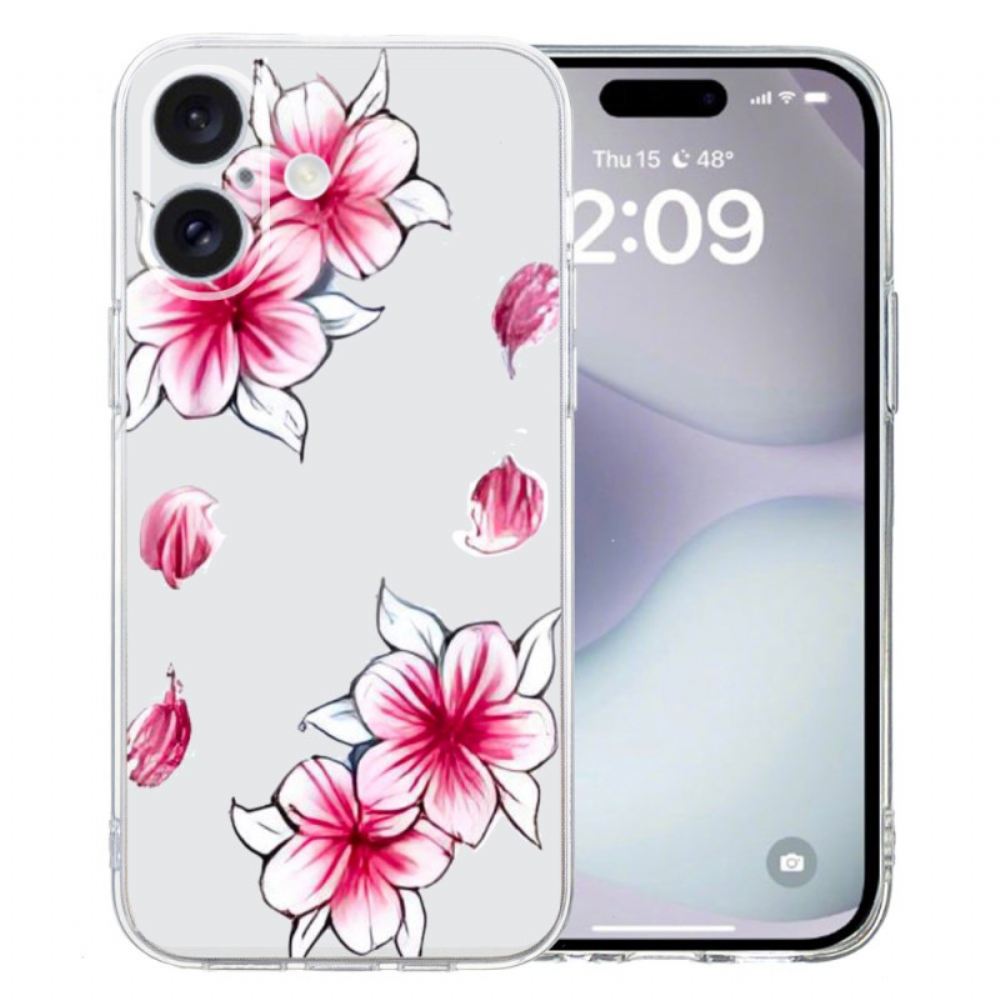 Kryt iPhone 16 Plus Třešňové Květy