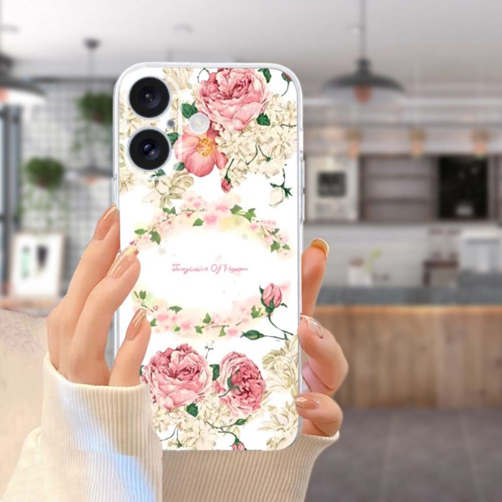 Kryt iPhone 16 Plus Vintage Růže
