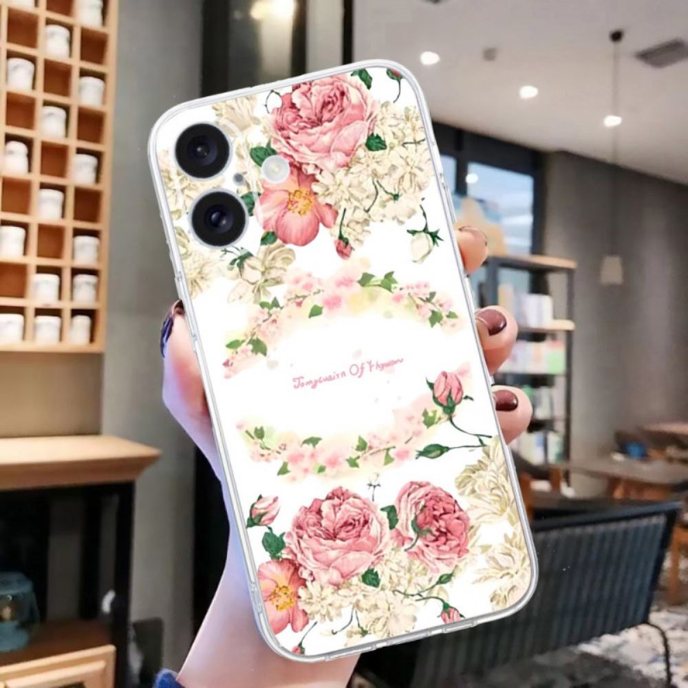Kryt iPhone 16 Plus Vintage Růže