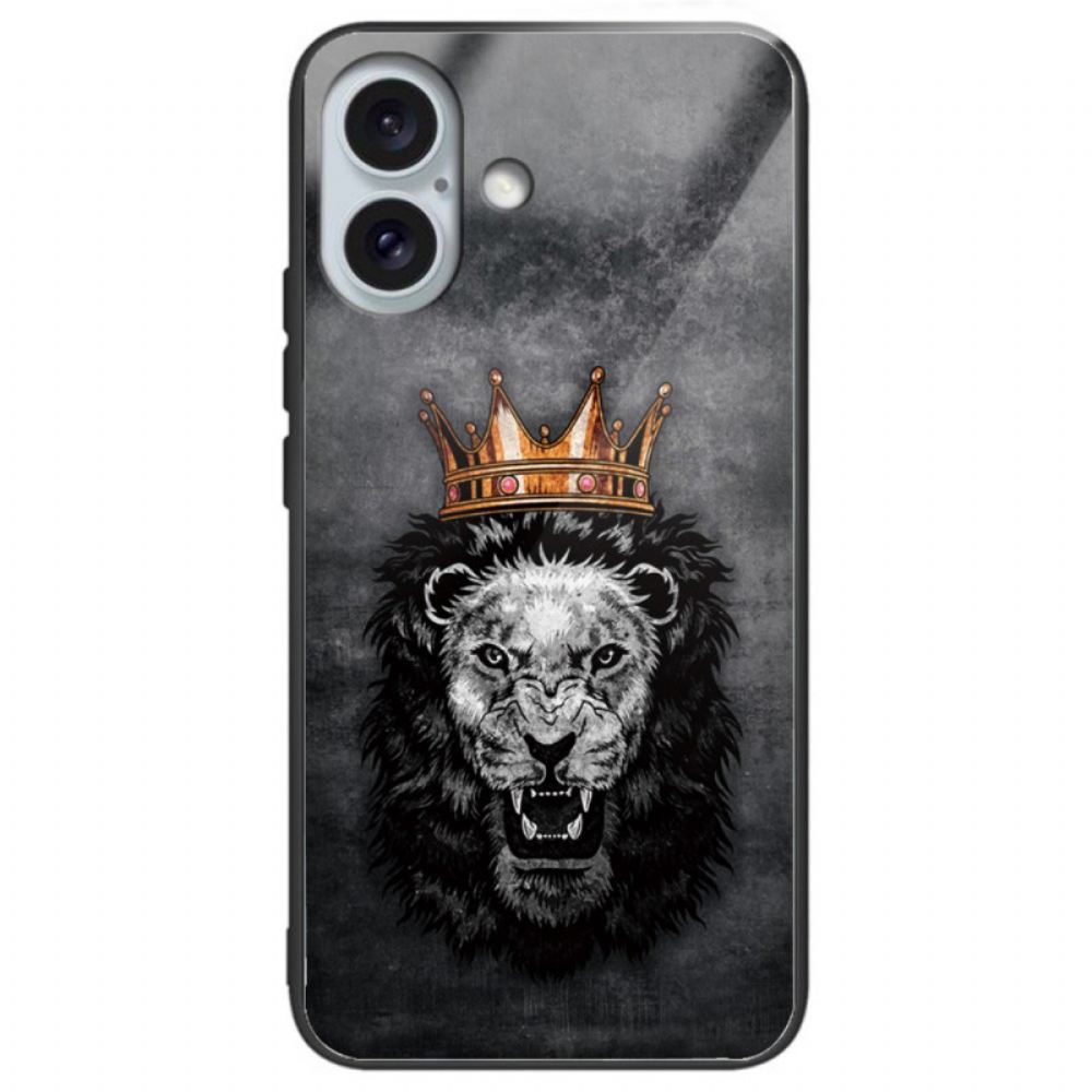 Kryt iPhone 16 Plus Vzor Z Tvrzeného Skla