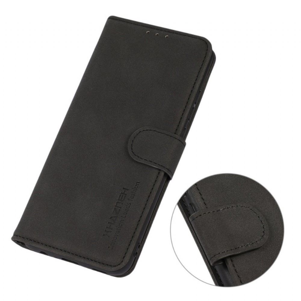 Peněženková Pouzdra iPhone 16 Plus Kryty Na Mobil Semišový Styl Khazneh