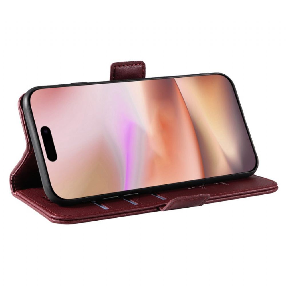 Peněženková Pouzdra iPhone 16 Plus Umělá Kůže Yikatu