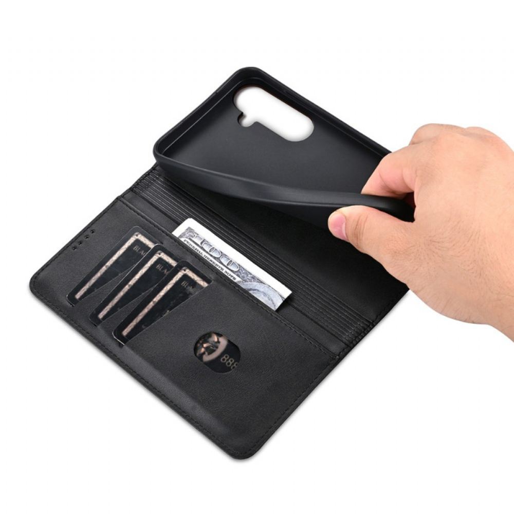 Kožené Pouzdro Folio Samsung Galaxy S25 Plus 5g Azns