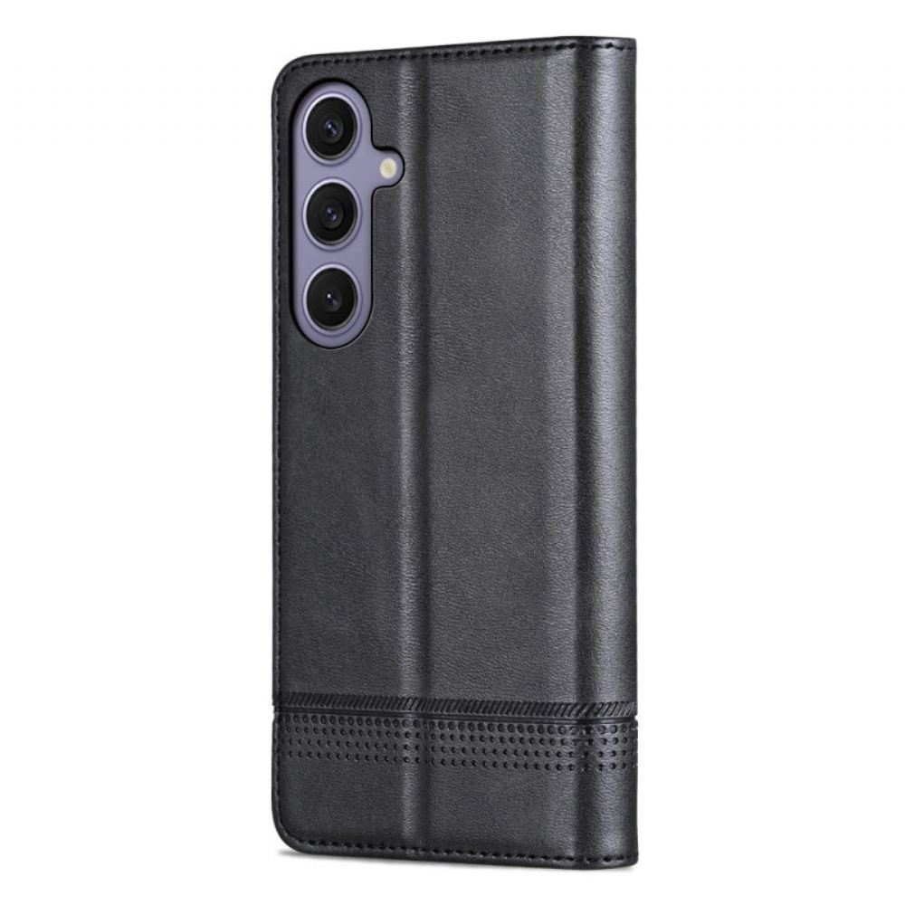 Kožené Pouzdro Folio Samsung Galaxy S25 Plus 5g Azns