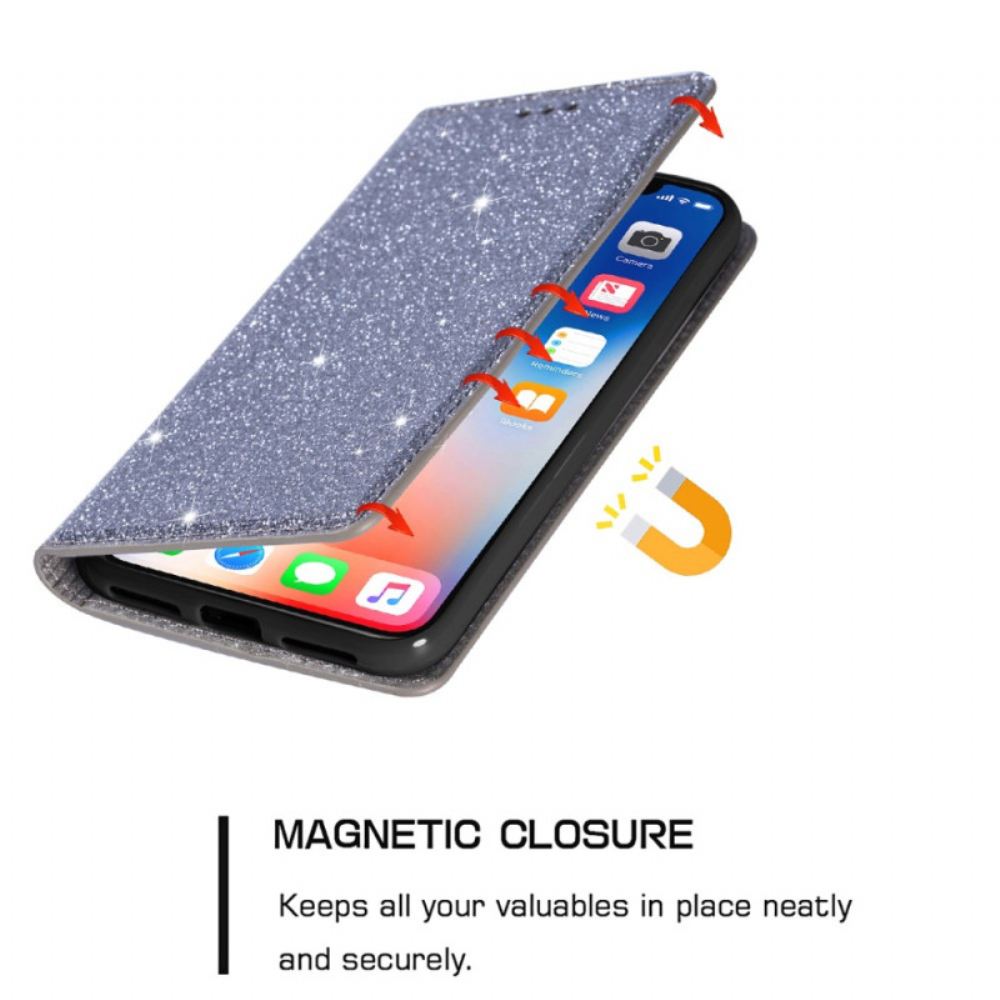 Kožené Pouzdro Folio Samsung Galaxy S25 Plus 5g Flitry