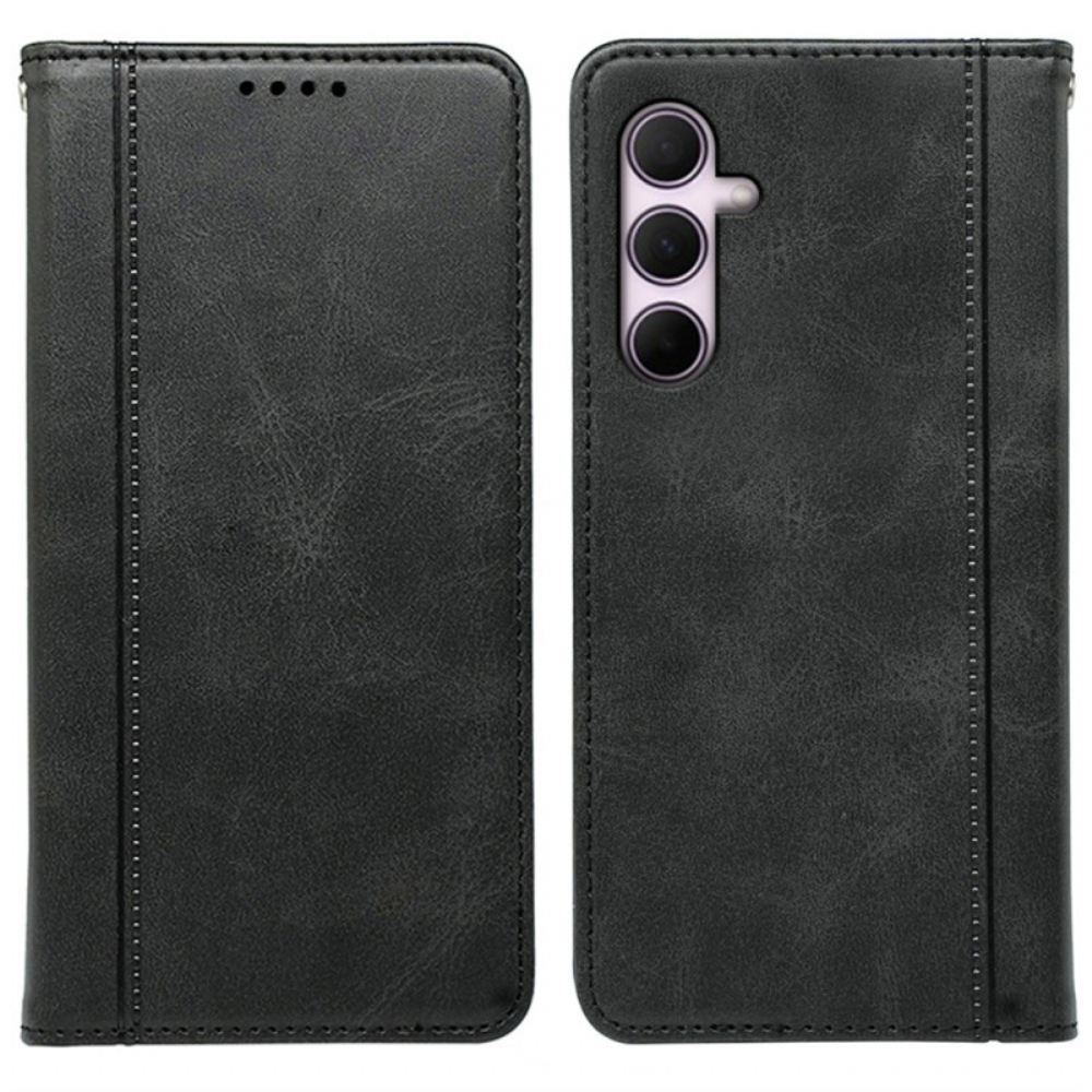 Kožené Pouzdro Samsung Galaxy S25 Plus 5g Vintage Styl