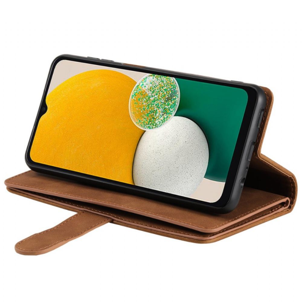 Kožený Kryt Na Samsung Galaxy S25 Plus 5g Celá Peněženka