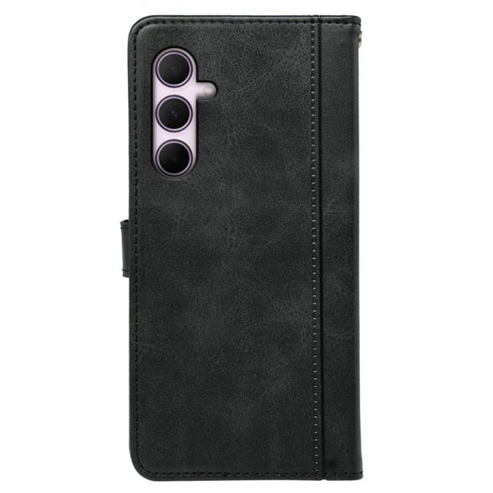 Kožený Kryt Samsung Galaxy S25 Plus 5g Vintage Styl