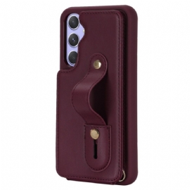 Kryt Na Samsung Galaxy S25 Plus 5g Pouzdro Na Karty A Popruh