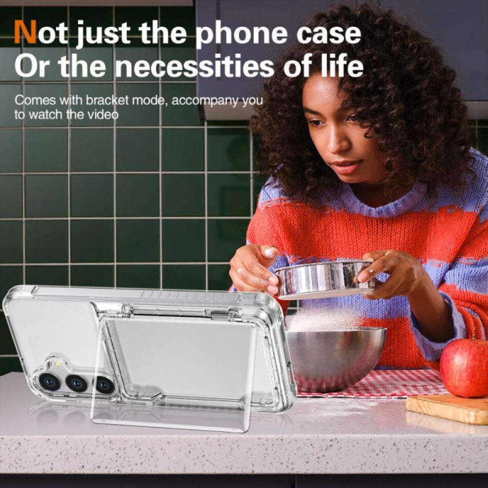 Kryt Na Samsung Galaxy S25 Plus 5g Průhledné Pouzdro Na Karty