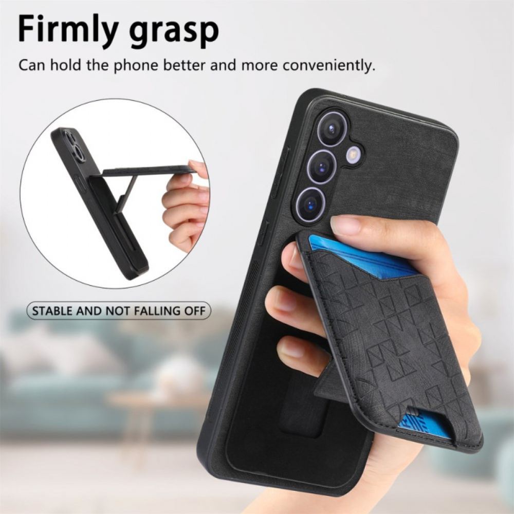 Kryt Na Samsung Galaxy S25 Plus 5g S Pouzdrem Na Karty A Stojánkem