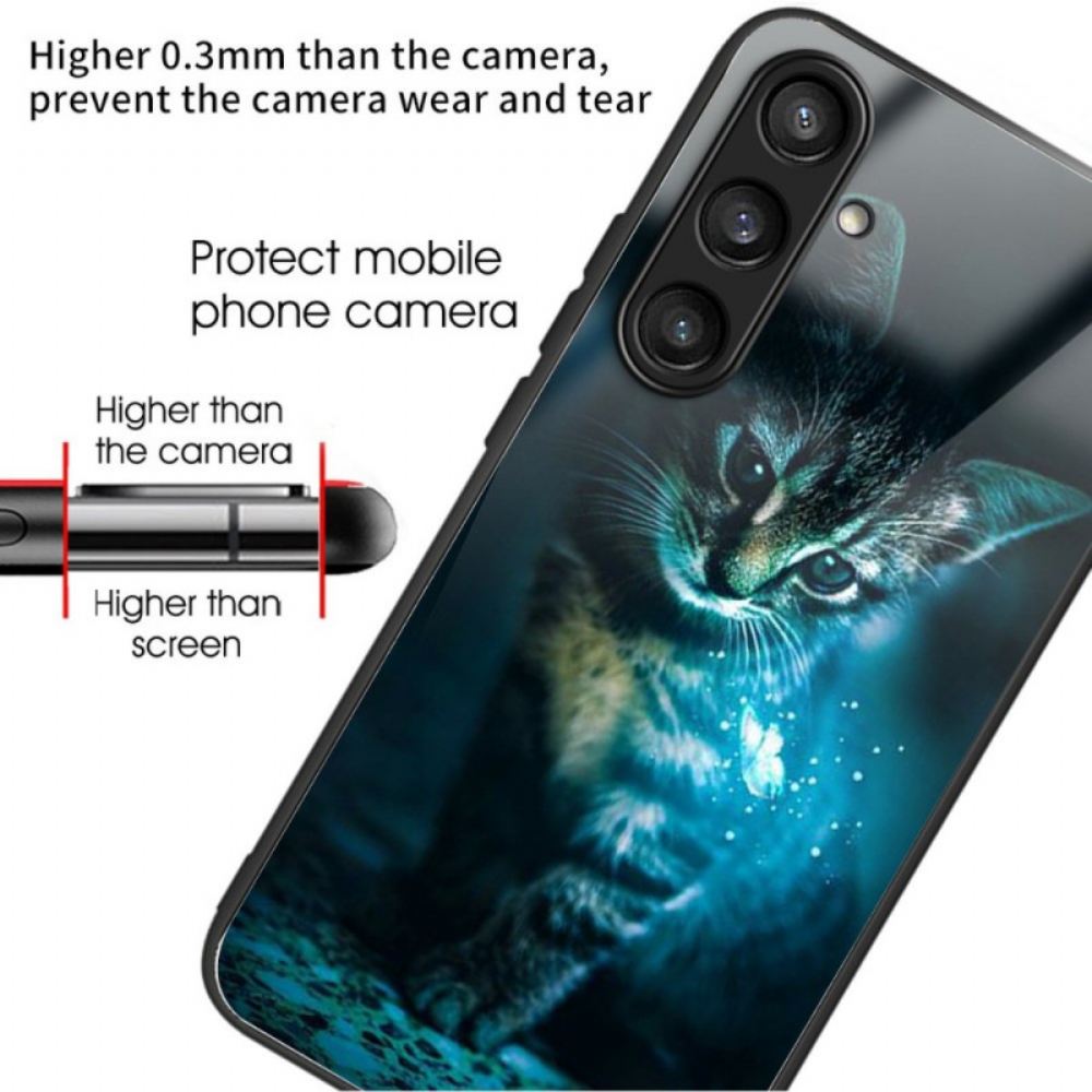 Kryt Na Samsung Galaxy S25 Plus 5g Tvrzené Sklo Kočka
