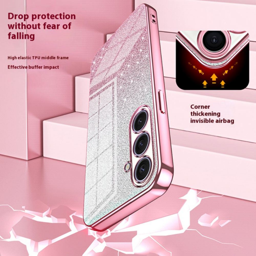 Kryt Na Samsung Galaxy S25 Plus 5g Třpytivý Zadní Díl