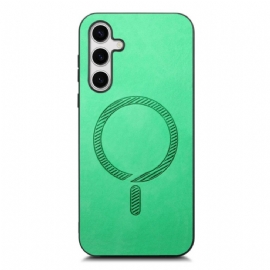 Kryt Samsung Galaxy S25 Plus 5g Kryty Na Mobil Kožený Efekt Kompatibilní S Magsafe