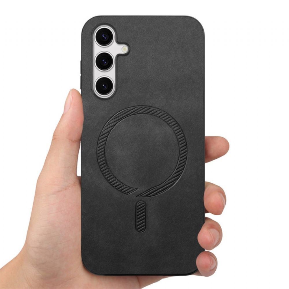 Kryt Samsung Galaxy S25 Plus 5g Kryty Na Mobil Kožený Efekt Kompatibilní S Magsafe