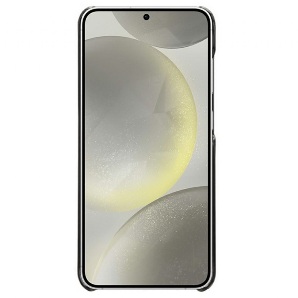 Kryt Samsung Galaxy S25 Plus 5g Pouzdro Na Karty S Koženým Efektem