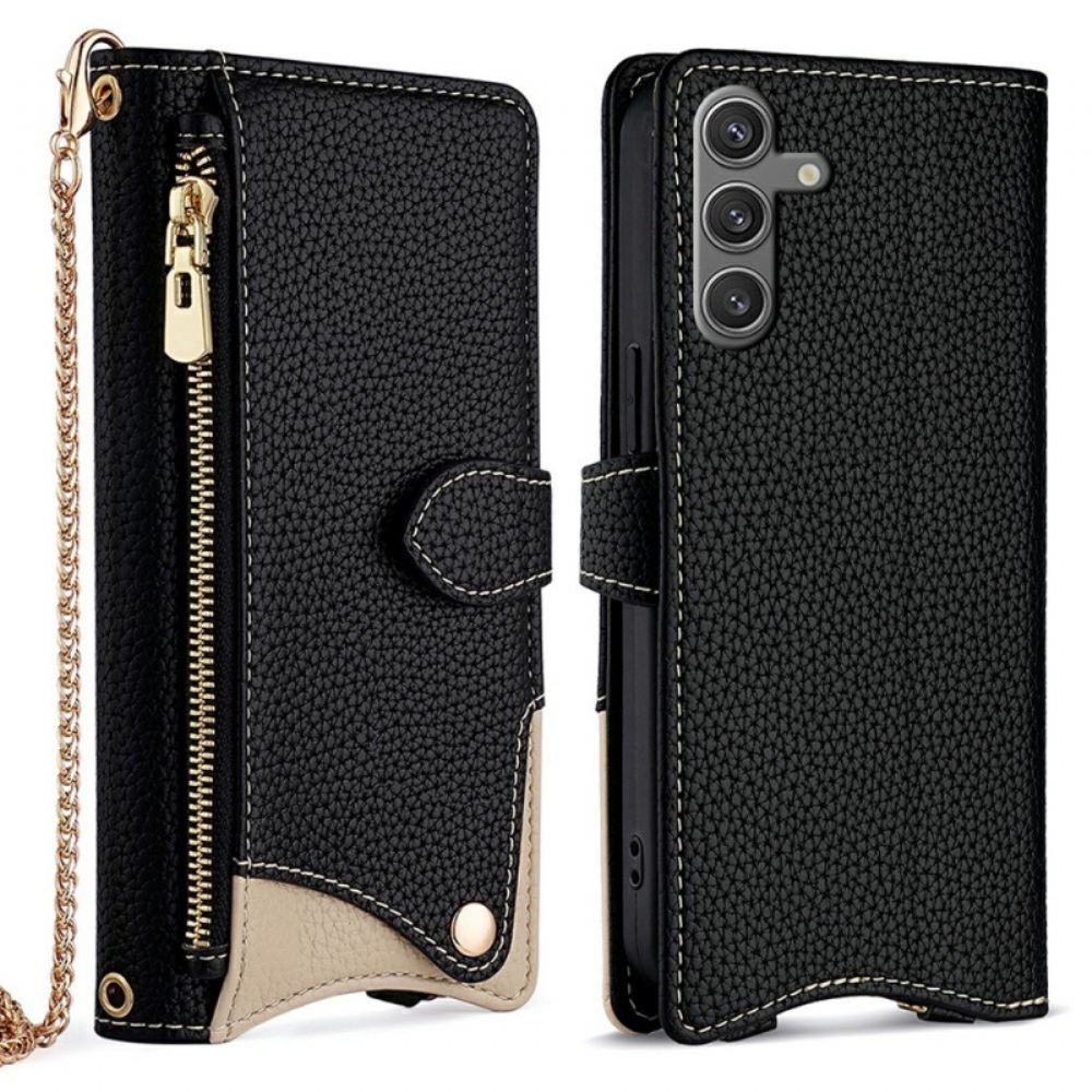 Peněženková Pouzdra Samsung Galaxy S25 Plus 5g Kryty Na Mobil Peněženka S Řetízkem