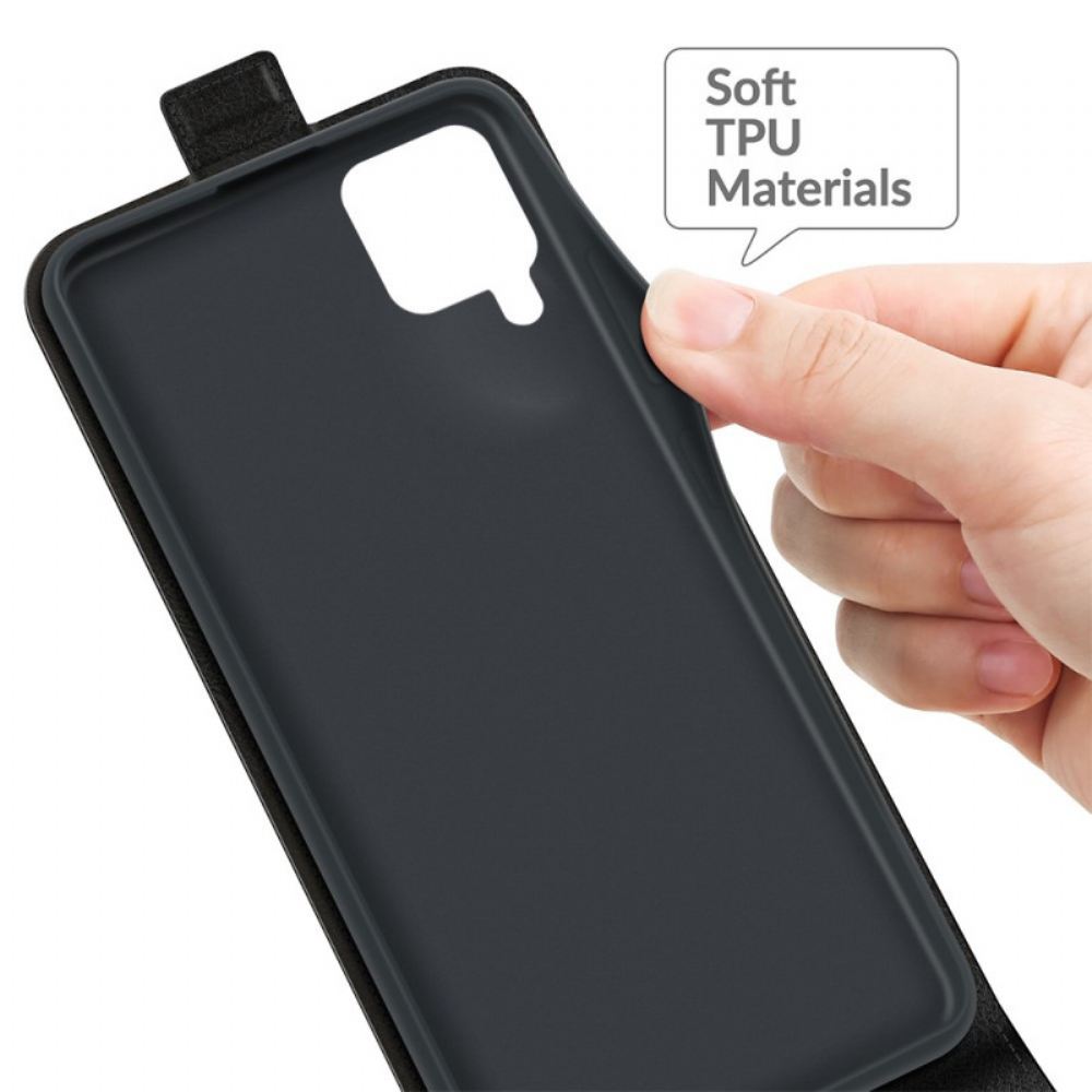Flipové Pouzdro Na Samsung Galaxy M32 Kožené Pouzdro Svislá Chlopeň S Koženým Efektem
