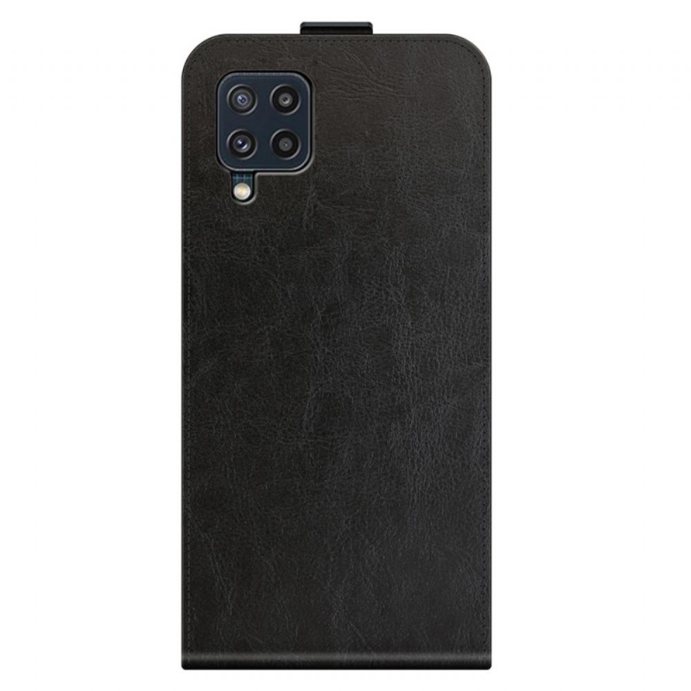 Flipové Pouzdro Na Samsung Galaxy M32 Kožené Pouzdro Svislá Chlopeň S Koženým Efektem