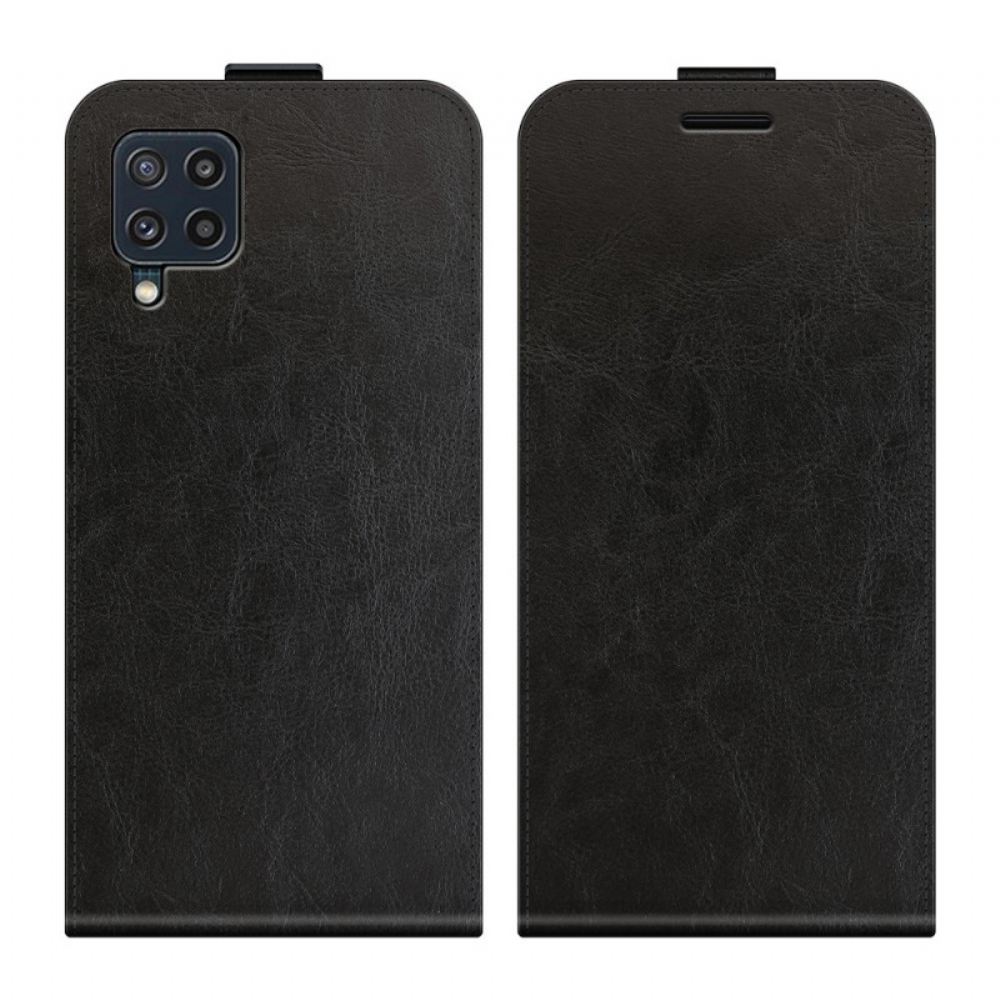 Flipové Pouzdro Na Samsung Galaxy M32 Kožené Pouzdro Svislá Chlopeň S Koženým Efektem