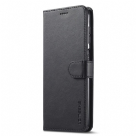 Flipové Pouzdro Na Samsung Galaxy M32 Kožený Efekt Lc.imeeke
