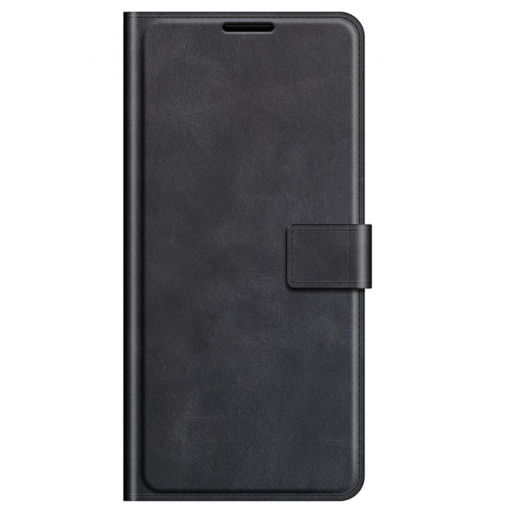 Flipové Pouzdro Na Samsung Galaxy M32 Tenká Umělá Kůže